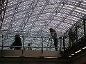 Filming the crowds at St Pancras